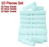 10 Piece Absorbent Cotton Towel Set
